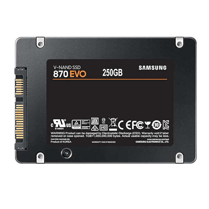 SM SSD 250GB 870EVO SATA3 MZ-77E250BW, "MZ-77E250BW"