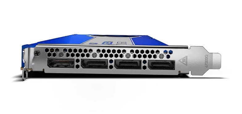 RADEON PRO W6600 8 GB GDDR6/PCIE 4.0 16X 4XDP 1.4 WITH DSC, "100-506159" — miniatură