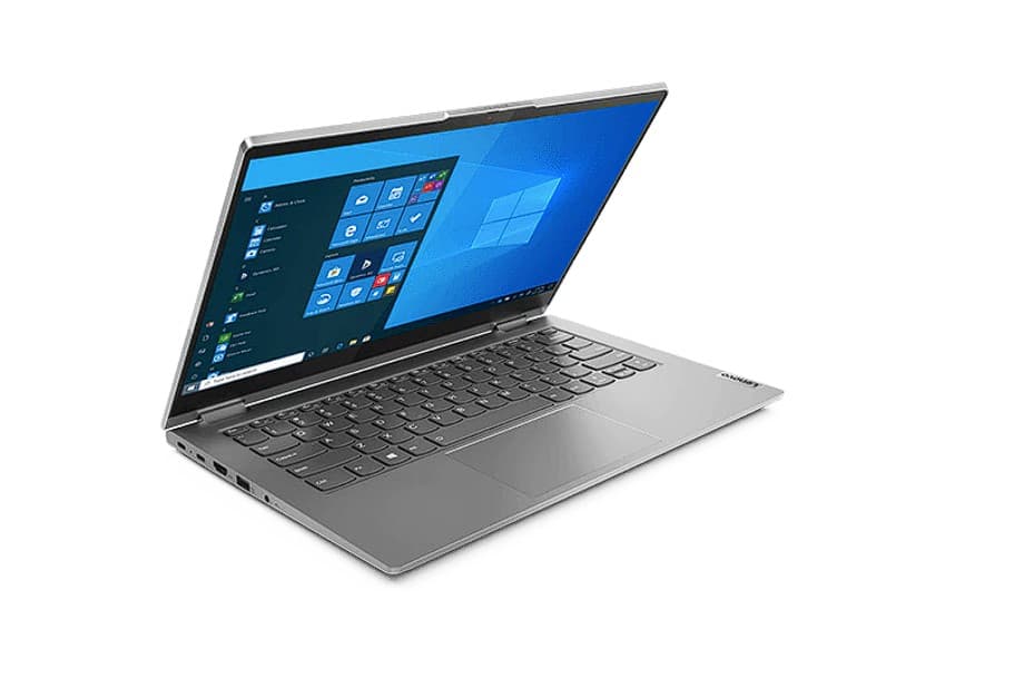 LENOVO ThinkBook 14s Yoga Intel Core i7-1255U 14inch FHD AG 2x8GB 512GB SSD M.2 Intel Iris Xe 2X2AX + BT FPR W11P 1Y CC, "21DM000GRM" ( — miniatură