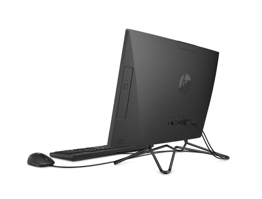 DESKTOP HP, "200 G4" All-in-one, 21.5 inch, CPU i5-10210U, Intel UHD Graphics 630, memorie 8 GB, SSD 256 GB, unitate optica, tastatura si mouse, Windows 10 Pro, "2Z362EA" — miniatură