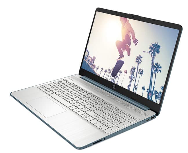 HP Laptop 15s-eq2024nq AMD Ryzen 5 5500U 15.6inch FHD AG 8GB 256GB PCIe UMA FreeDOS 3.0 Spruce Blue, "4Q6E7EA#AKE" ( — miniatură