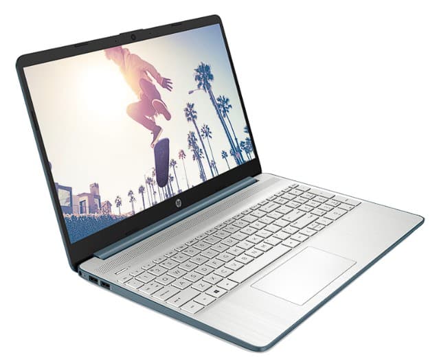 HP Laptop 15s-eq2024nq AMD Ryzen 5 5500U 15.6inch FHD AG 8GB 256GB PCIe UMA FreeDOS 3.0 Spruce Blue, "4Q6E7EA#AKE" ( — miniatură