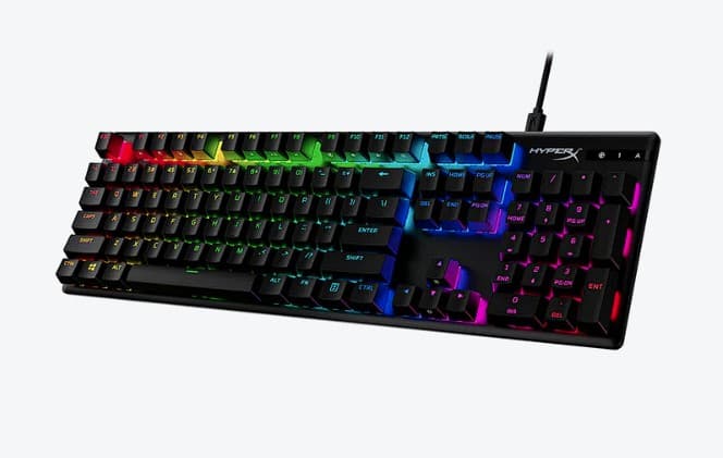 HP HYPERX ALLOY ORIGINS PBT KEYBOARD RGB "639N3AA#ABA" — miniatură