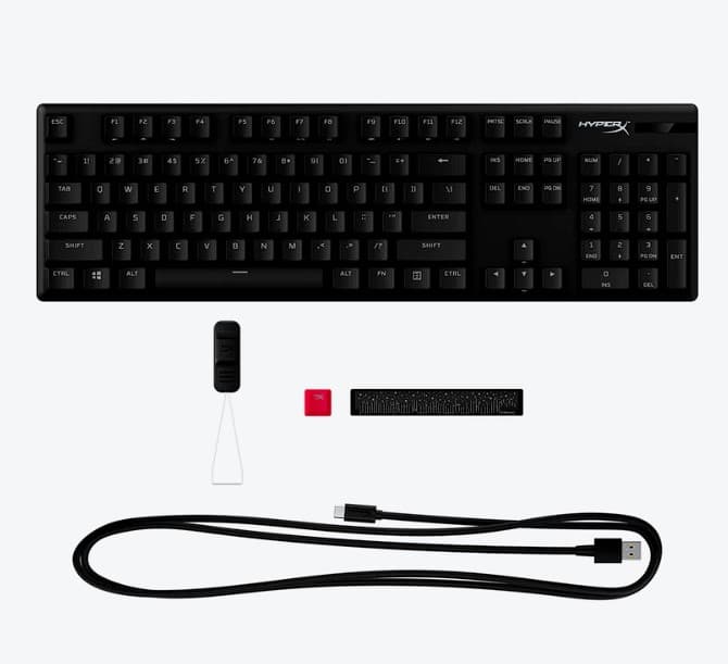 HP HYPERX ALLOY ORIGINS PBT KEYBOARD RGB "639N3AA#ABA" — miniatură