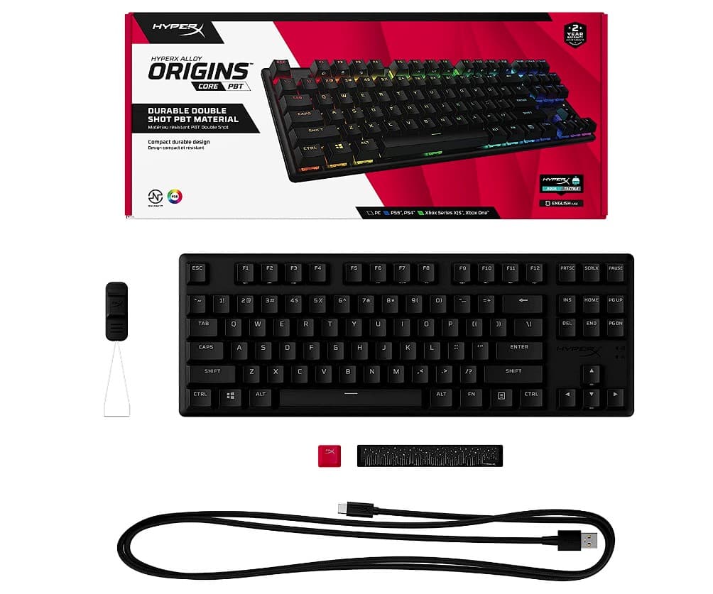 HP HYPERX ALLOY ORIGINS KEYBOARD RGB "639N9AA#ABA" — miniatură