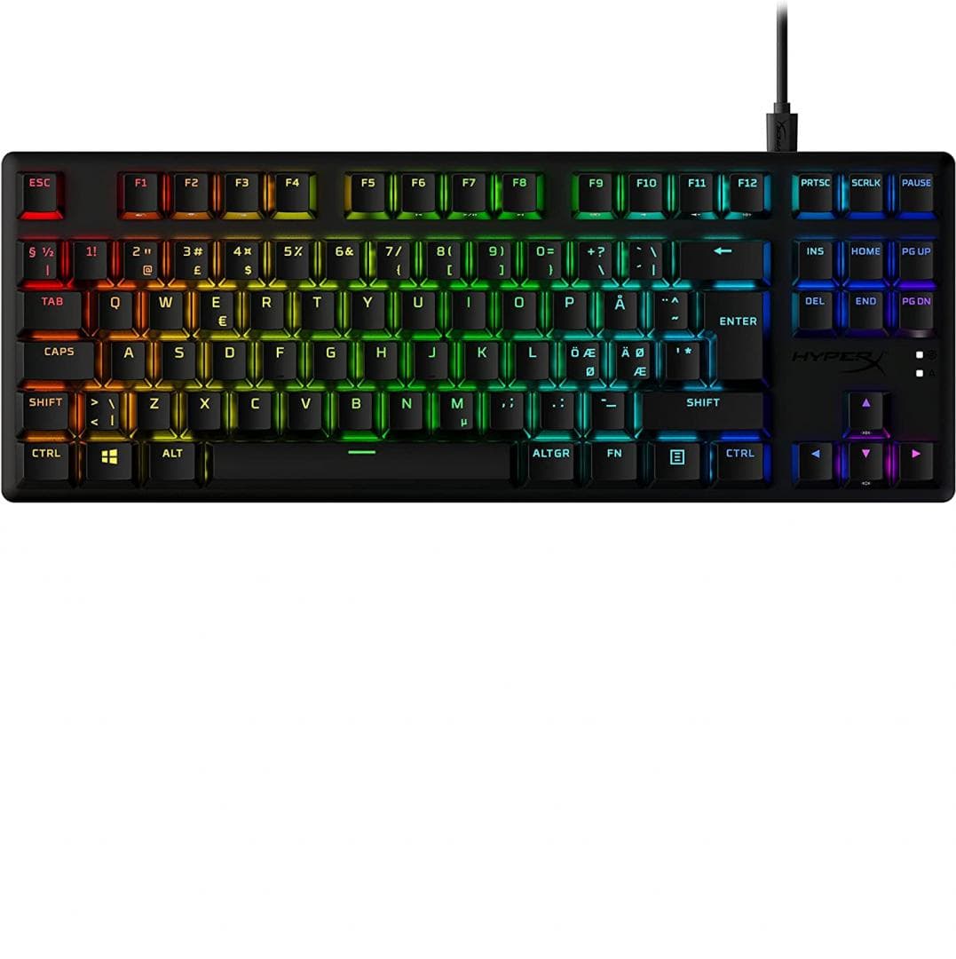 HP HYPERX ALLOY ORIGINS KEYBOARD RGB "639N7AA#ABA" — miniatură