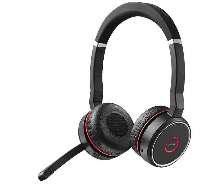 JABRA EVOLVE 75 STEREO MS/INCL JABRA LINK 370 POUCH STAND IN, "7599-832-199" — miniatură