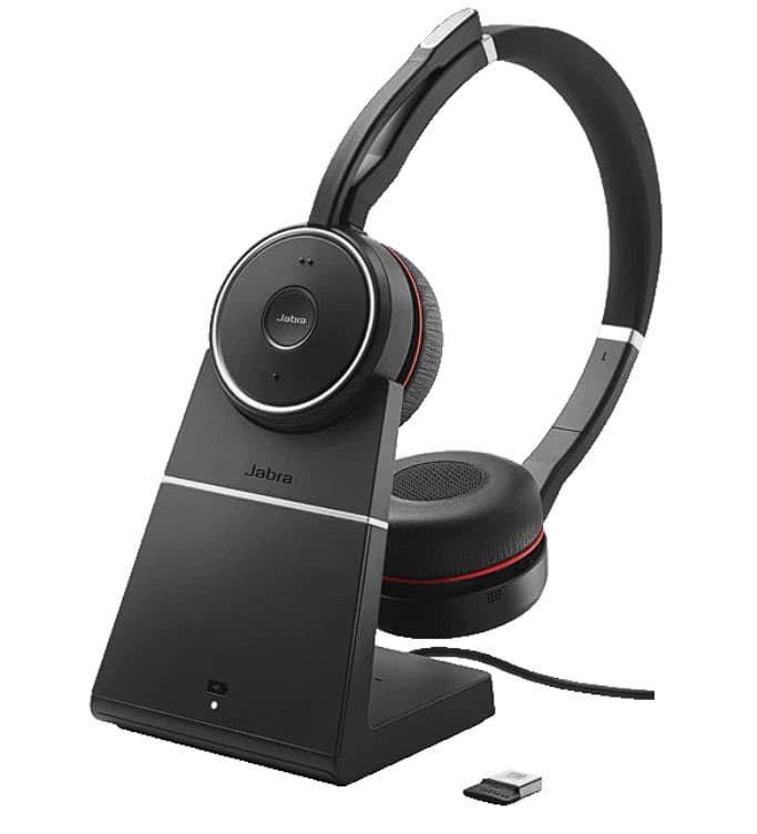 JABRA EVOLVE 75 STEREO MS/INCL JABRA LINK 370 POUCH STAND IN, "7599-832-199"