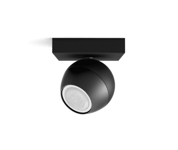 Buckram Hue ext. single spot black 1x5W, "000008719514339200" — miniatură