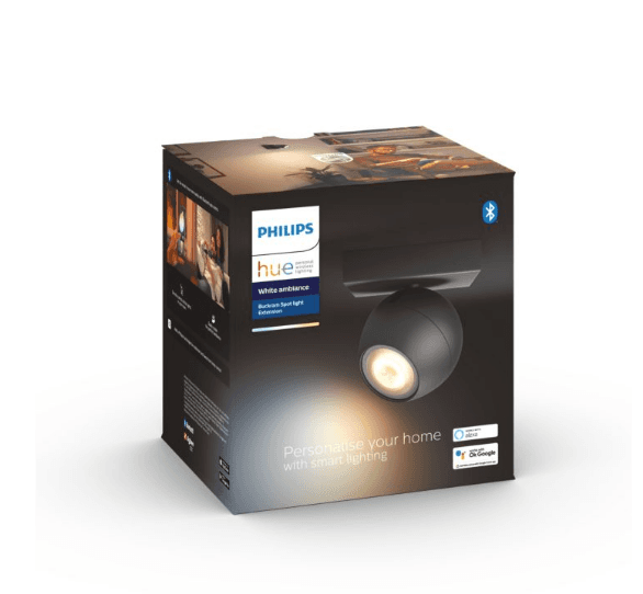 Buckram Hue ext. single spot black 1x5W, "000008719514339200" — miniatură