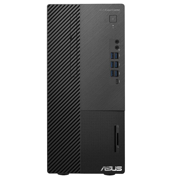 Asus PC Desktop D700MAES-5104000240 Intel Core i5 10400 2.9 GHz Mem 8GB,SSD 512GB,DVD writer 8X,LAN HDMI,VGA,DP,PS2 Wireless,BT 300 W Greutate 6 kg Black "D700-5104000240" — miniatură