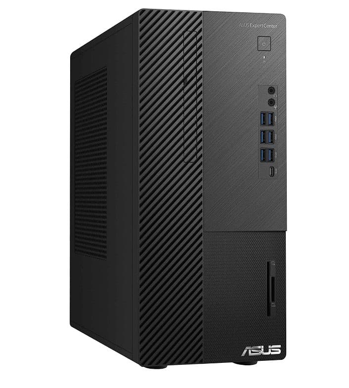 Asus PC Desktop D700MAES-5104000240 Intel Core i5 10400 2.9 GHz Mem 8GB,SSD 512GB,DVD writer 8X,LAN HDMI,VGA,DP,PS2 Wireless,BT 300 W Greutate 6 kg Black "D700-5104000240" — miniatură