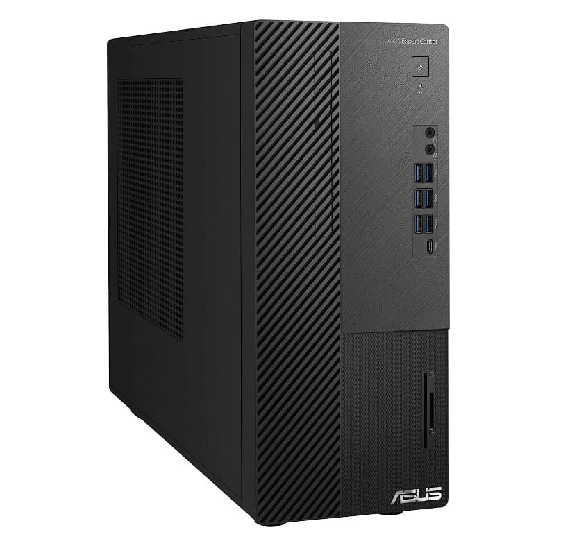 Asus PC Desktop D700MAES-5104000240 Intel Core i5 10400 2.9 GHz Mem 8GB,SSD 512GB,DVD writer 8X,LAN HDMI,VGA,DP,PS2 Wireless,BT 300 W Greutate 6 kg Black "D700-5104000240" — miniatură