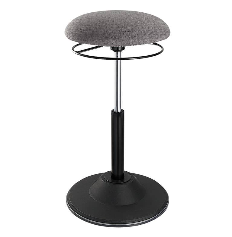 Scaun ergonomic reglabil pe inaltime, tapitat, reglare arc cu gaz, black, "EO0022"