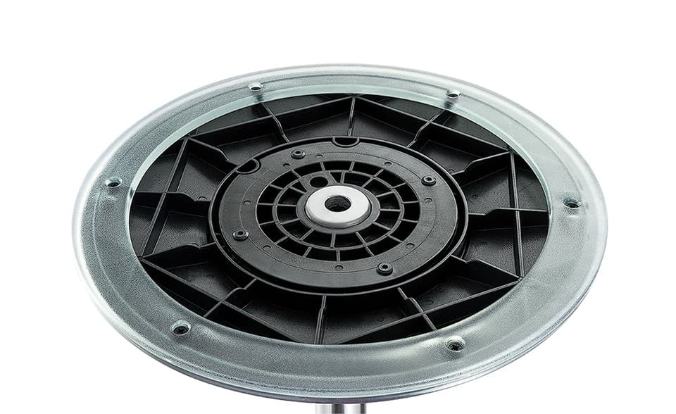 Scaun ergonomic reglabil pe inaltime, tapitat, reglare arc cu gaz, black, "EO0022" — miniatură
