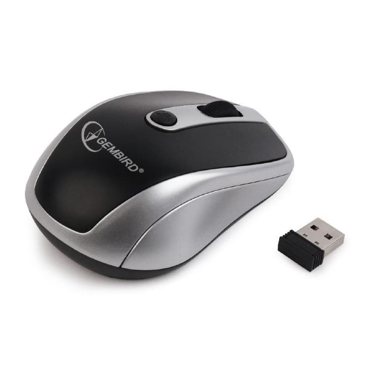 MOUSE GEMBIRD, PC sau NB, wireless, 2.4GHz, optic, 1600 dpi, butoane/scroll 6/1, negru / gri, "MUSW-6B-02-BG"