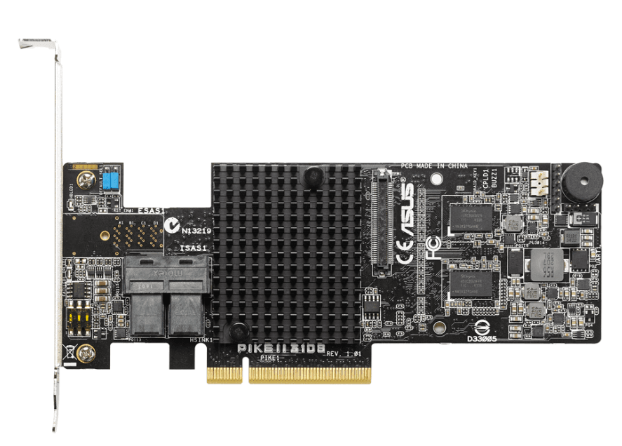 SERVER RAID SAS CONTROLLER/PIKE II 3108-8I/16PD/2G ASUS, "PIKE II 3108-8I/16PD/2G" — miniatură
