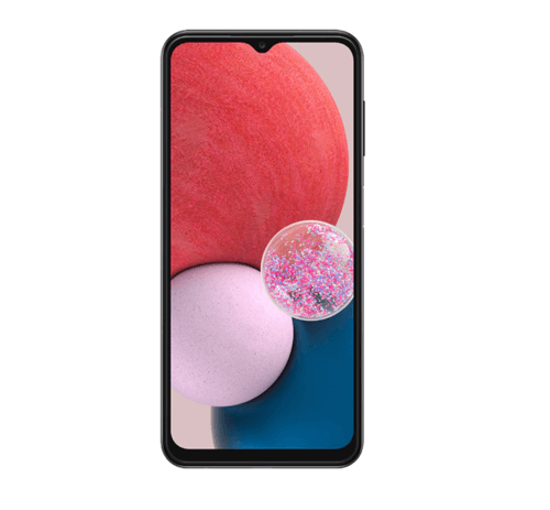 SMARTphone Samsung, "Galaxy A13" ecran 6.6 inch, dual sim, rez. camera 50 Mpix, memorie interna 32 GB, 4G, Android, acumulator 5000 mAh, negru, "SM-A135FZKU"