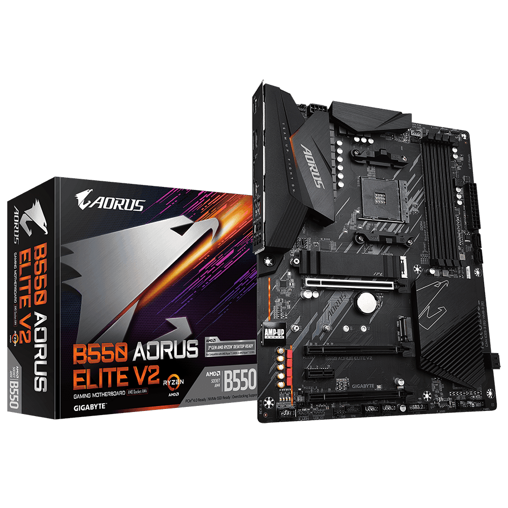 MB Gigabyte B550 AORUS ELITE V2 AM4, "B550 AORUS ELITE 2" — miniatură
