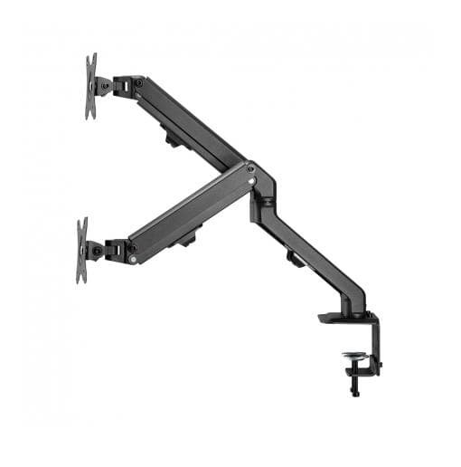 Neomounts Screen TV Desk Clamp FullM x2 17"-27" "FPMA-D650DBLACK" — miniatură