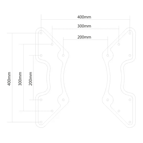 Neomounts Newstar vesa adapter plate 400x400 "FPMA-VESA440" — miniatură