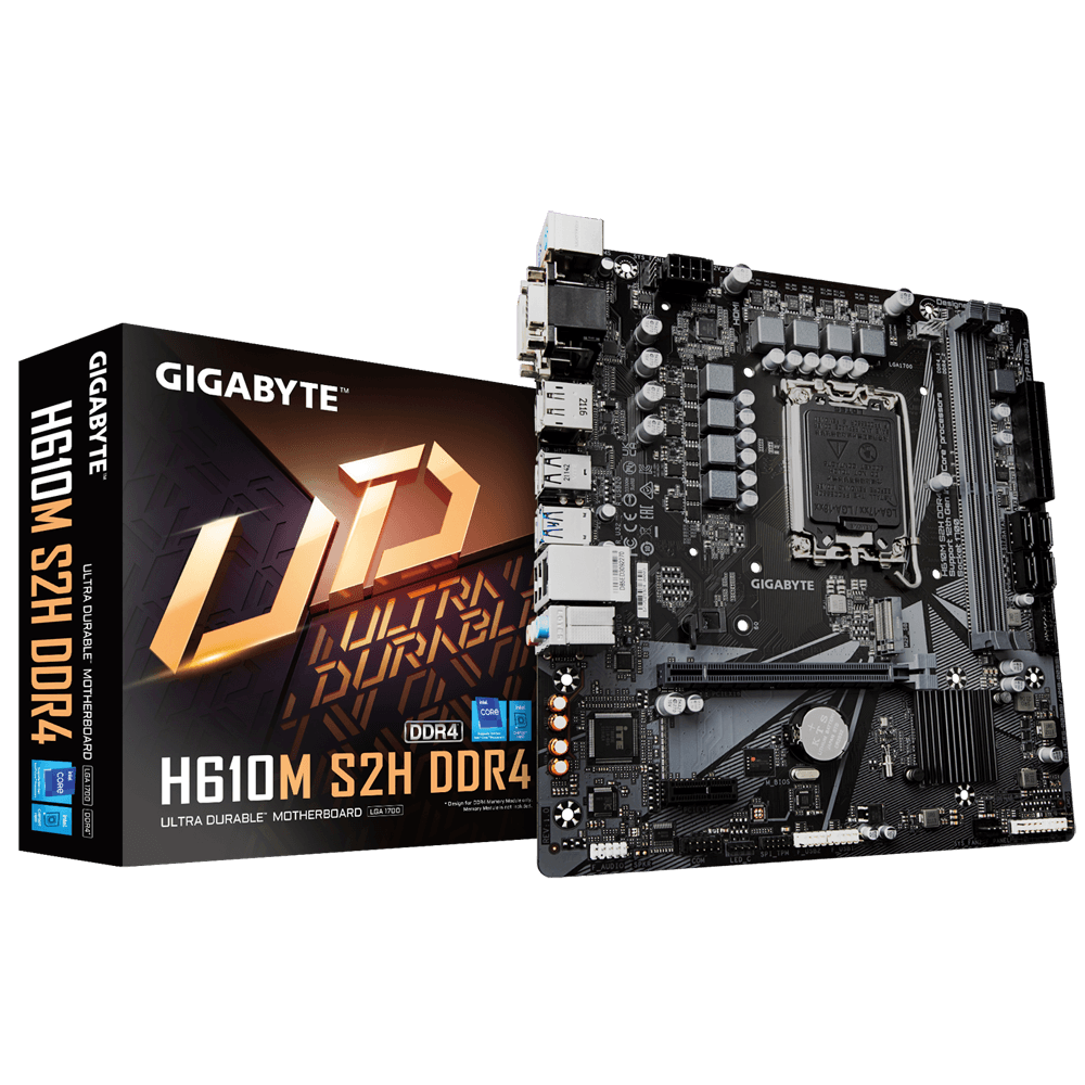 MB GIGABYTE H610M S2H D4 LGA 1700 "H610M S2H D4" — miniatură