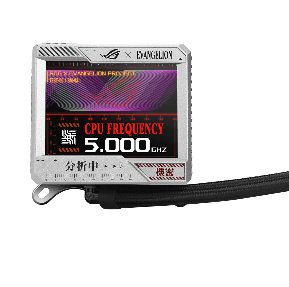 Cooler Asus "ROG RYUJIN II 360 ARGB EVA", skt universal, racire cu lichid, ventilator 120 mm x 3, 2200 rpm, iluminat ARGB, "RYUJIN II 360 EVA" — miniatură