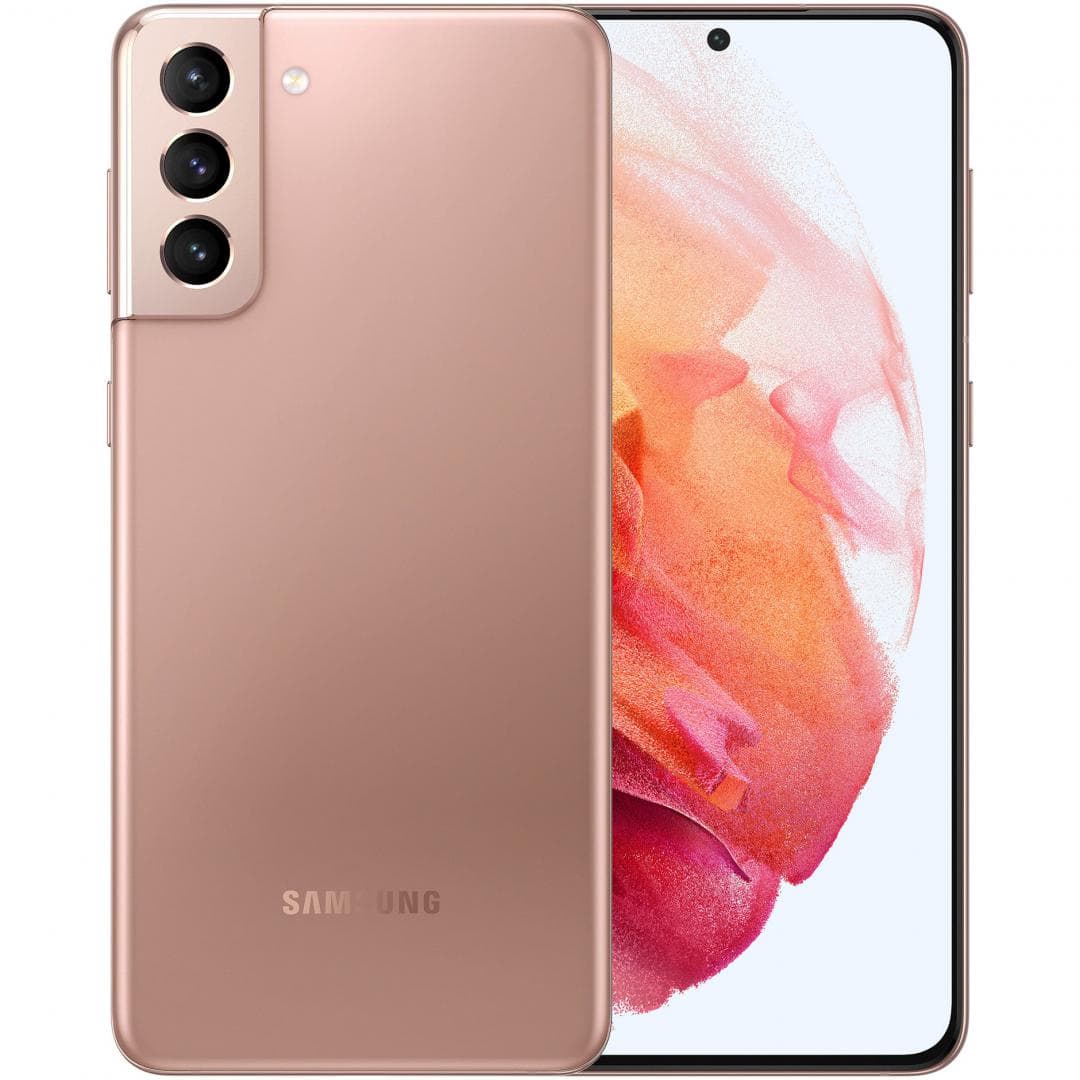 SMARTphone Samsung, "Galaxy S21+ 5G" ecran 6.7 inch, dual sim, rez. camera 64 Mpix, memorie interna 256 GB, 5G, Android, acumulator 4800 mAh, auriu, "SM-G996BZDG"