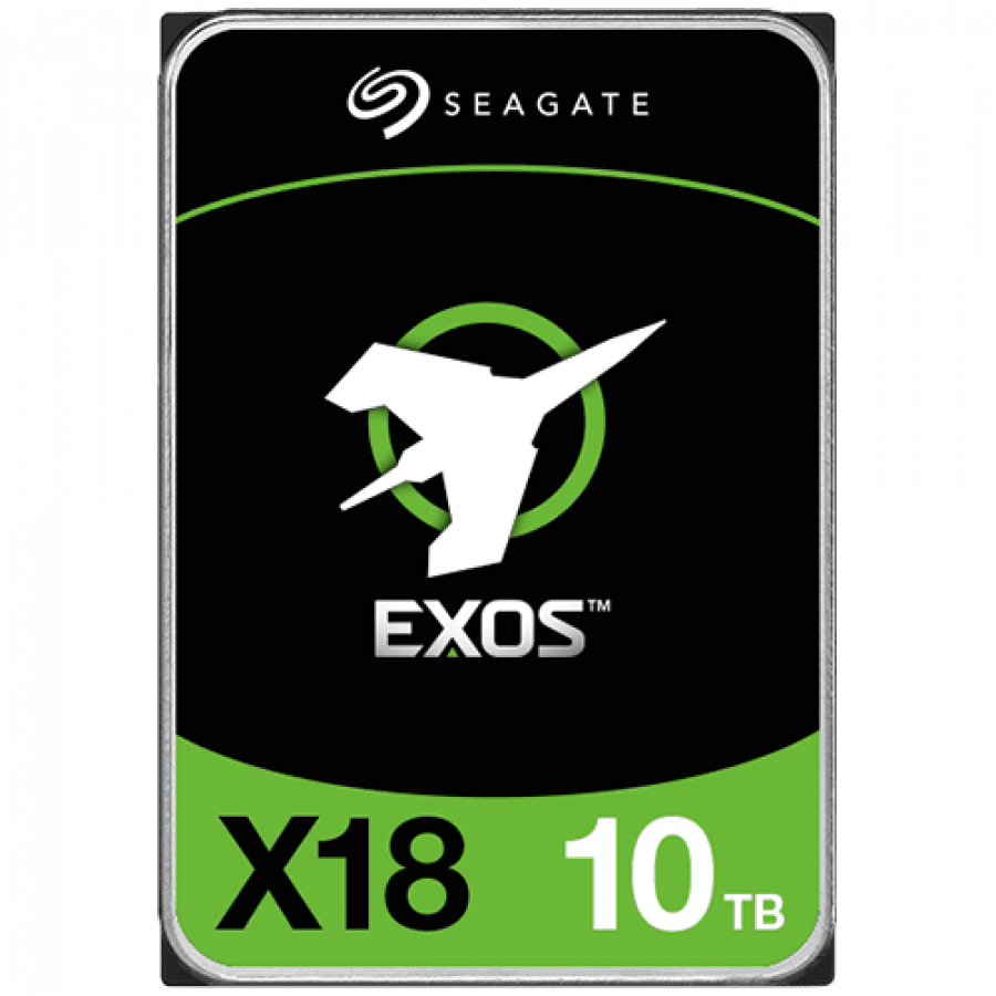 HDD Server SEAGATE Exos X18 10TB 512e/4KN (3.5", 256MB, 7200RPM, SATA 6Gbps), "ST10000NM018G"