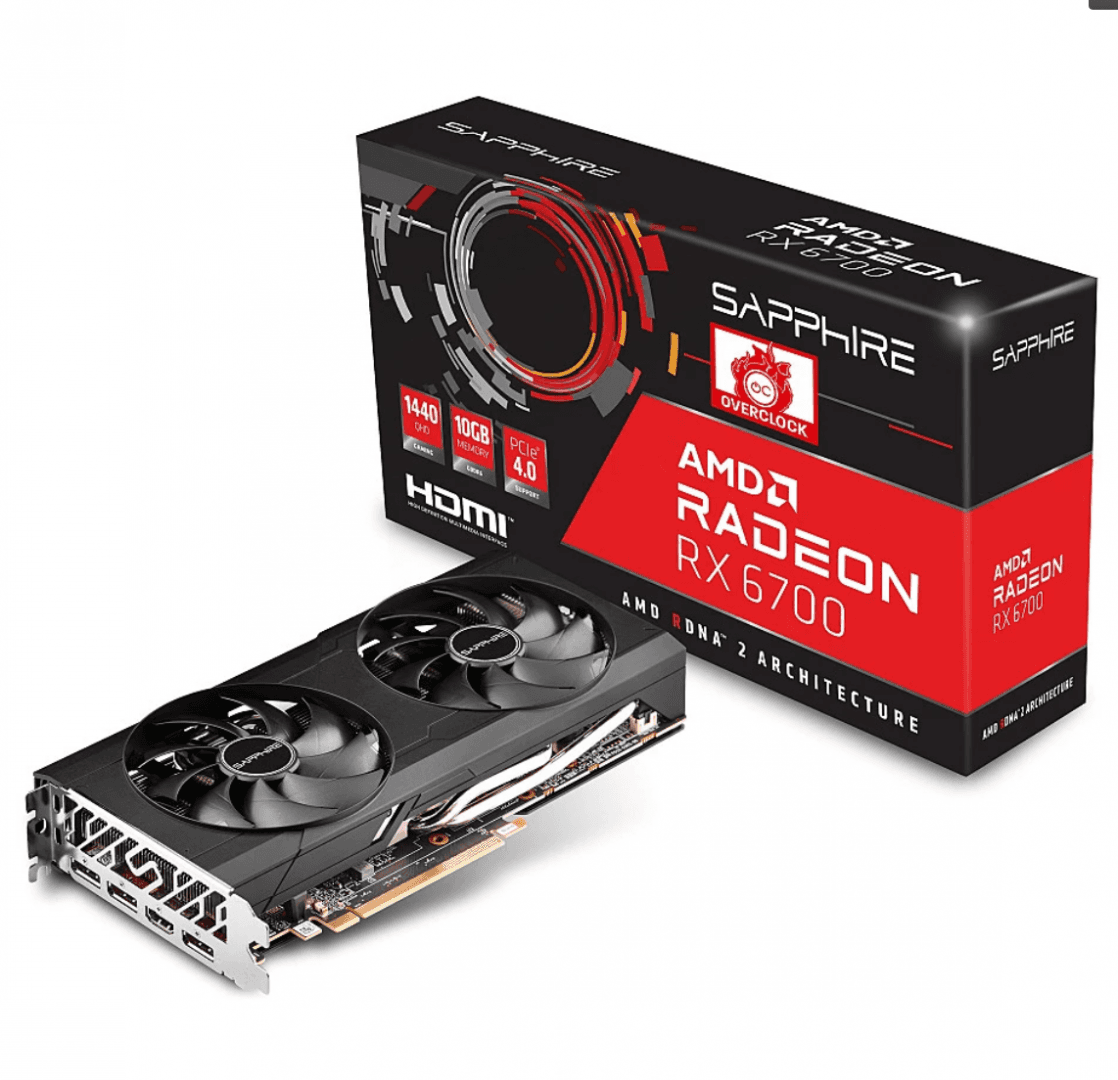 SAPPHIRE RADEON RX 6700 10GB AMDRDNA2, "11321-03-20G"