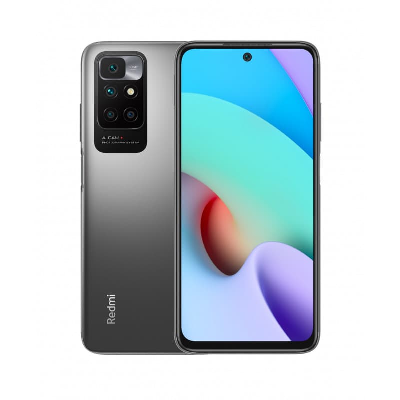 SMARTphone Xiaomi, "REDMI 10" ecran 6.71 inch, dual sim, rez. camera 50 Mpix, memorie interna 64 GB, 4G, Android, acumulator 5000 mAh, gri, "36703"