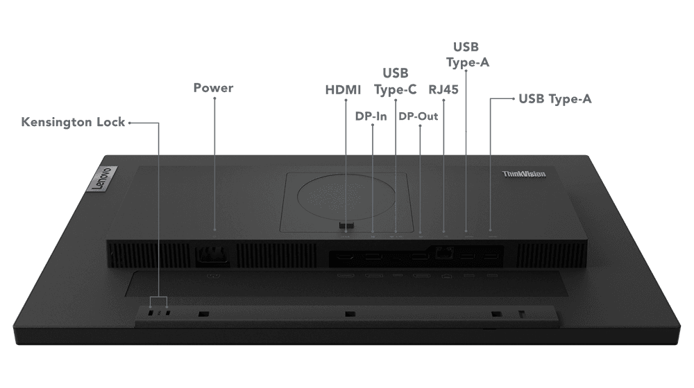 LN ThinkVision T24m-29 23.8" FHD HDMI 3Y "63A5GAT6EU" — miniatură