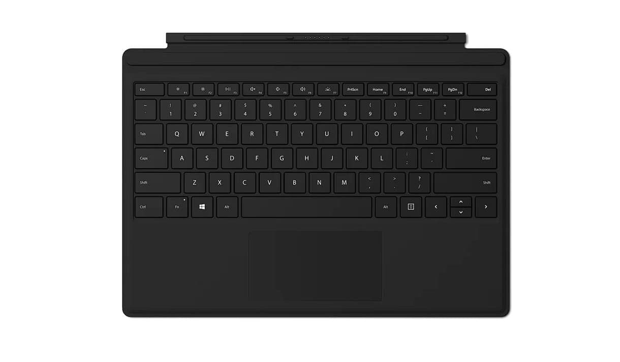 MS Surface Pro8 TypeCover with FingerPrint Black English International, "8XG-00007"