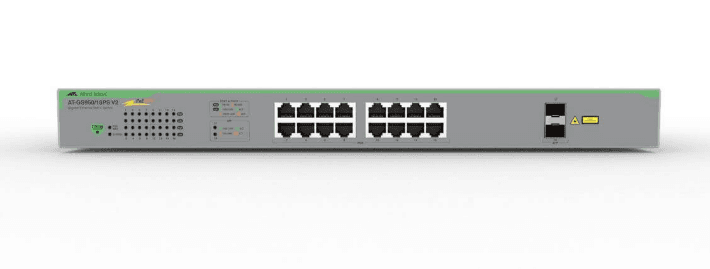 NET SWITCH 16PORT 1000T/2SFP AT-GS950/18PSV2-50 ALLIED, "AT-GS950/18PSV2-50"