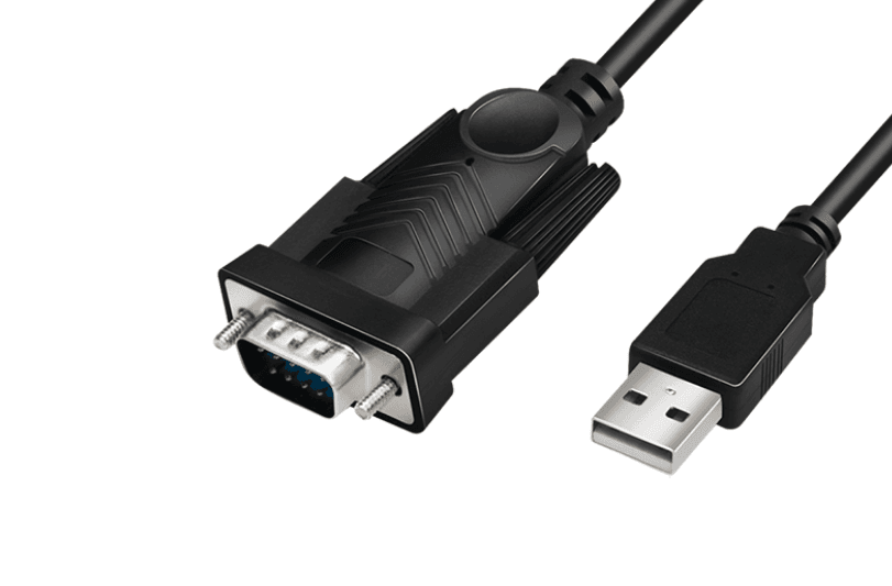 CABLU USB LOGILINK adaptor, USB 2.0 (T) la Serial DB9M (9-pin)(RS232)(T), 1.5m, negru, "AU0048A"