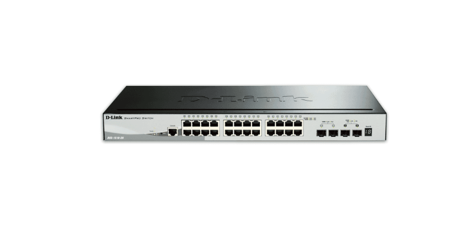 SWITCH D-Link 24-port GigE PoE + 2-port SFP + 2-port lOG SmartPro Switch "DGS-1510-28P"