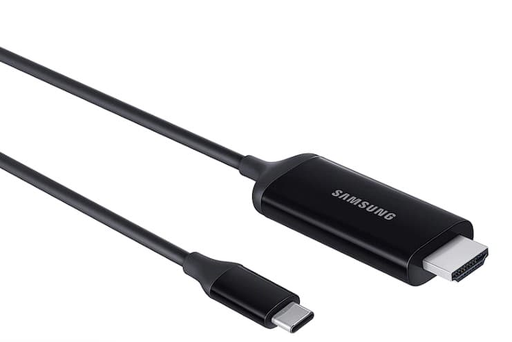 Samsung Cable DeX USB-C to HDMI 4K 1.5m; Black "EE-I3100FBEGWW"