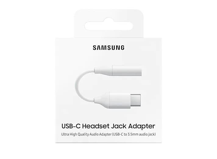Samsung Adapter; USB-C to Headphone Jack 3.5mm; Black "EE-UC10JUWEGWW" — miniatură