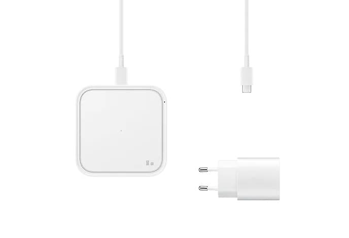 Wireless Charger Pad 15W Super Fast Wireless Charge; White "EP-P2400BWEGEU"