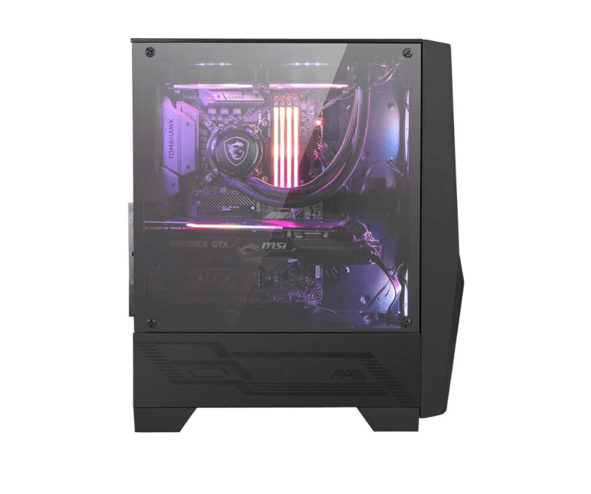 MSI MAG FORGE 100R case 2xUSB 3.0 2x120mm ARGB Fan 1x120mm black Fan Tempered Glass, "MAG FORGE 100R" — miniatură