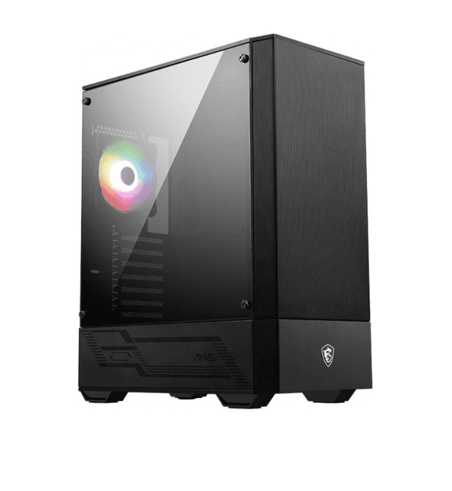 MSI MAG SHIELD 110R Global 2xUSB 2.0 1xUSB 3.0 2x120mm ARGB Fan ARGB control board Tempered Glass Window Brown Box ROHS, "MAG SHIELD 110R"