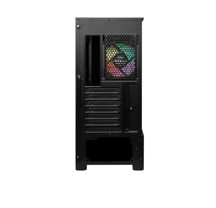 MSI MAG SHIELD 110R Global 2xUSB 2.0 1xUSB 3.0 2x120mm ARGB Fan ARGB control board Tempered Glass Window Brown Box ROHS, "MAG SHIELD 110R" — miniatură