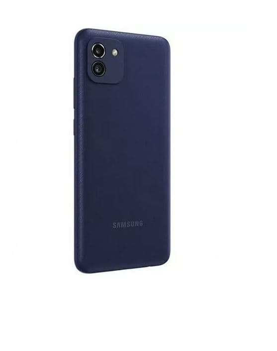 SMARTphone Samsung, "Galaxy A03" ecran 6.5 inch, dual sim, rez. camera 48 Mpix, memorie interna 64 GB, 4G, Android, acumulator 5000 mAh, albastru, "SM-A035GZBG" — miniatură