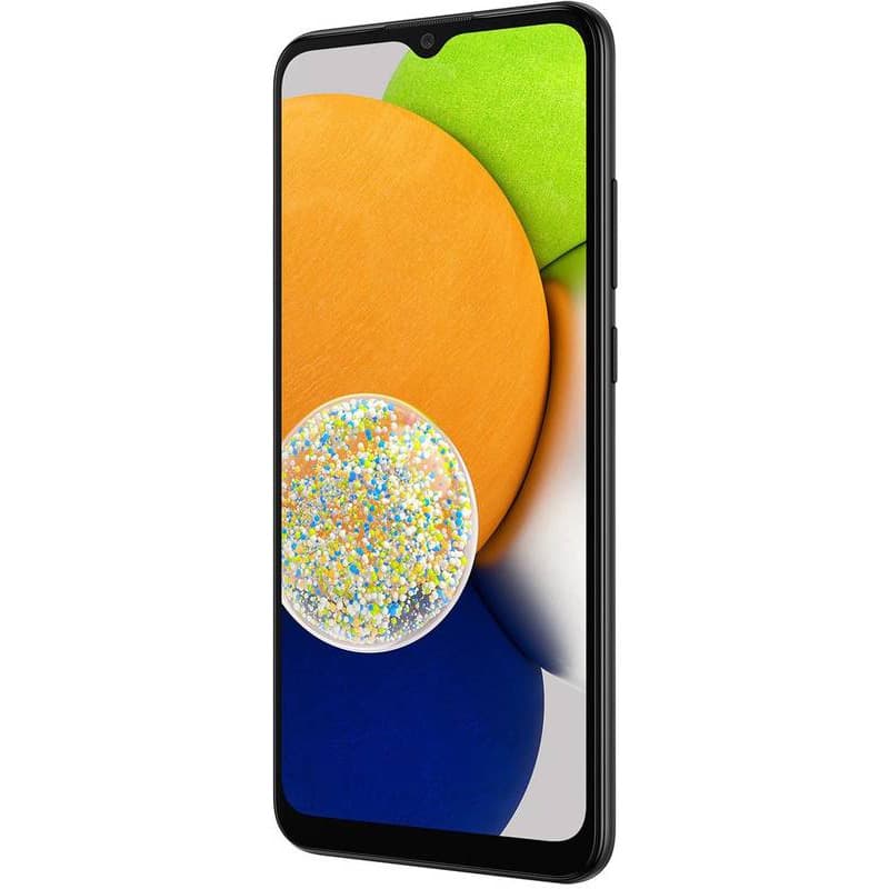 SMARTphone Samsung, "Galaxy A03" ecran 6.5 inch, dual sim, rez. camera 48 Mpix, memorie interna 64 GB, 4G, Android, acumulator 5000 mAh, negru, "SM-A035GZKG"