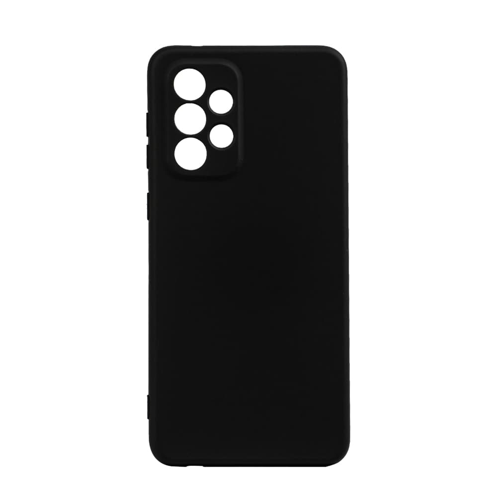 Husa Samsung Galaxy A33 Spacer, negru, grosime 2mm, material flexibil silicon + interior cu microfibra "SPPC-SM-GX-A33-SLK" — miniatură
