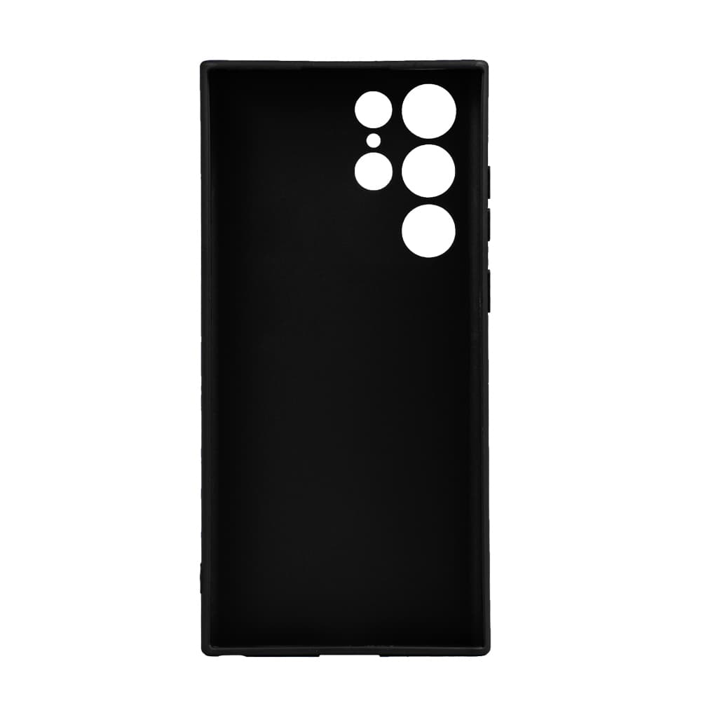 Husa Samsung Galaxy S22 Ultra Spacer, negru, grosime 1.5mm, material flexibil TPU "SPPC-SM-GX-S22U-TPU" — miniatură