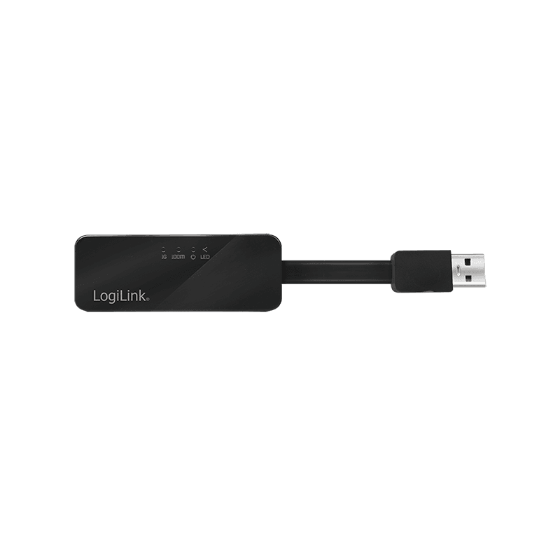 CABLU USB LOGILINK adaptor, USB 3.0 (T) la RJ45 (M), 14cm lungime totala, "UA0184A" — miniatură