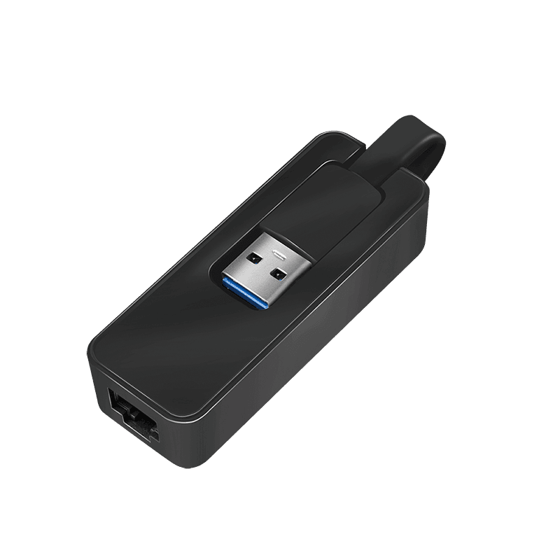 CABLU USB LOGILINK adaptor, USB 3.0 (T) la RJ45 (M), 14cm lungime totala, "UA0184A" — miniatură