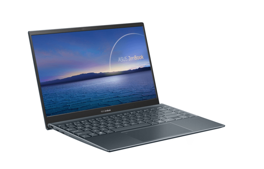 Asus|UX425EA-KI954W|NOTEBOOK|14 inch|FHD 1920 x 1080|Intel Core i5|1135G7|2.4 GHz|| 8 GB|SSD 512 GB|Wireless|BT| 1xHDMI|1.17 kg|WIN 11 Home|Pine Grey, "UX425EA-KI954W" ( — miniatură