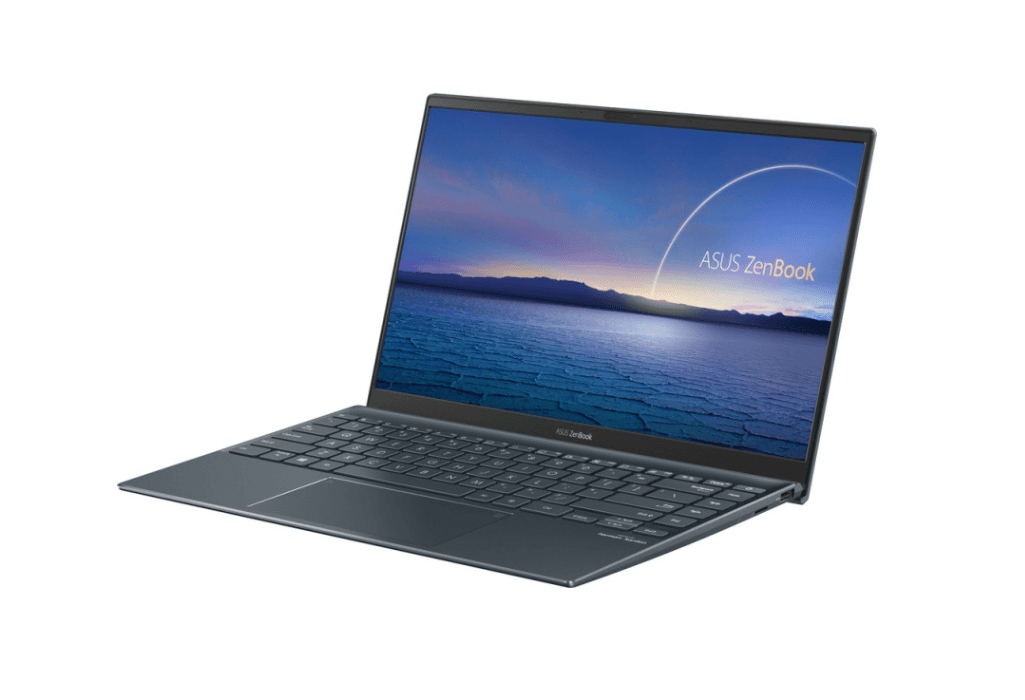 Asus|UX425EA-KI954W|NOTEBOOK|14 inch|FHD 1920 x 1080|Intel Core i5|1135G7|2.4 GHz|| 8 GB|SSD 512 GB|Wireless|BT| 1xHDMI|1.17 kg|WIN 11 Home|Pine Grey, "UX425EA-KI954W" ( — miniatură